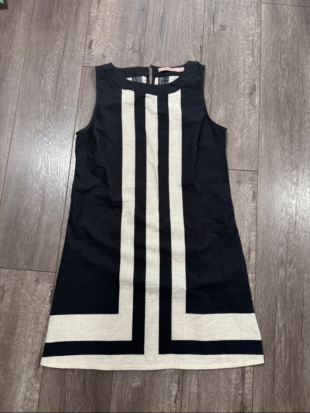 Mister Zimi 100% cotton black and cream dress 2